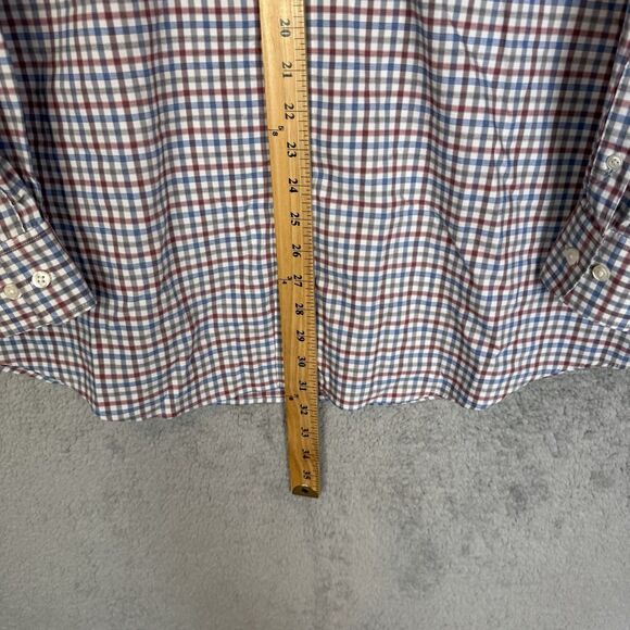 Johnnie O Shirt Mens XXL Check Long Sleeve Button Down Prep-Formance Stretch - Picture 6 of 8